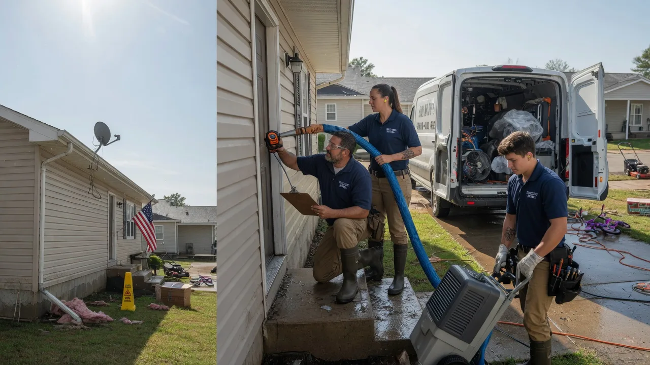 Ceiling Water Damage Restoration in Andover, SD near me